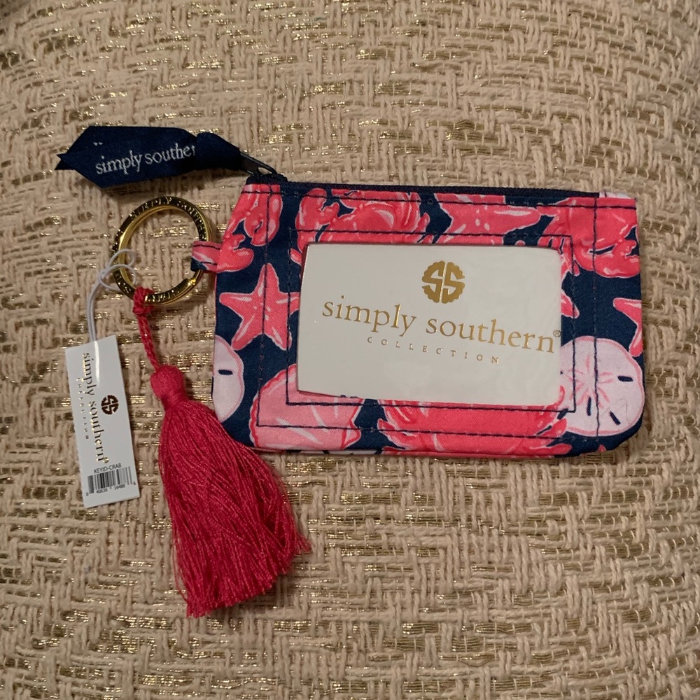 NWT Simply Southern Preppy Keychain Cardholder